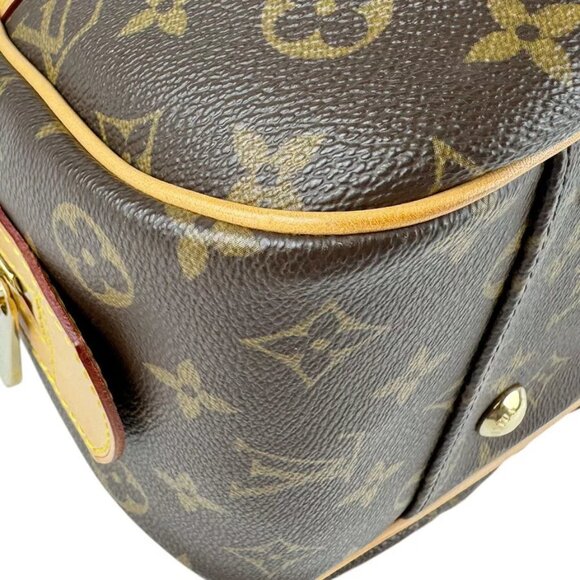 Auth LOUIS VUITTON Monogram Mizi Handbag Brown M40058 - z4054 - Picture 8 of 13